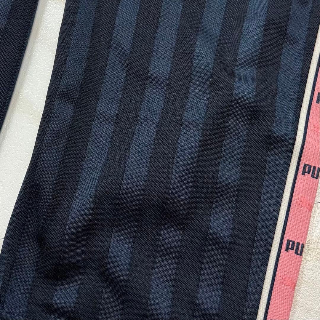 PUMA プーマ セットアップ でかロゴ ピンク×ネイビー 上下