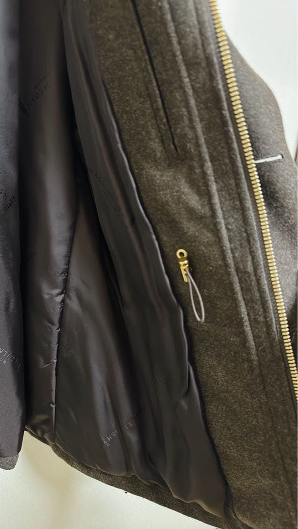 MACKINTOSH LONDON ウールジャケット フード付中綿コート メンズ