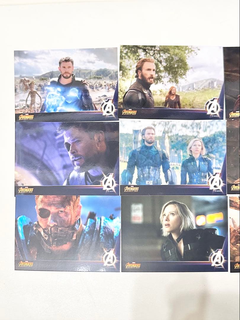 marvel ブロマイド　インフィニティウォー