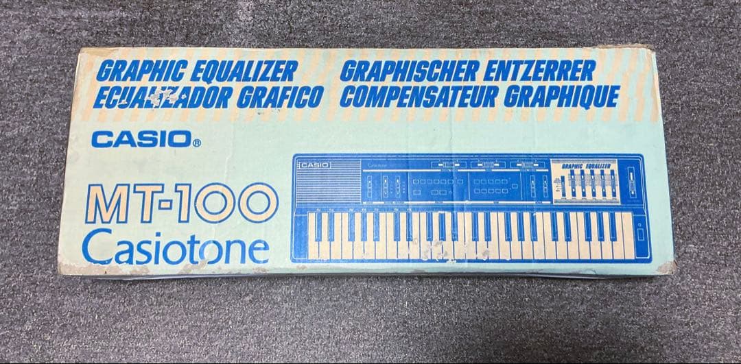 Casio MT-100☆ビンテージシンセサイザー☆セミアナログ式シンセサイザー