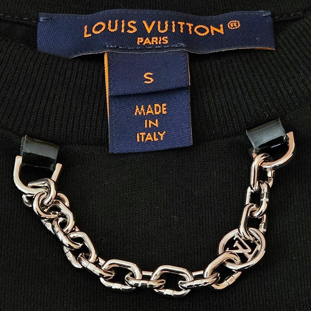 美品 LOUIS VUITTON ロゴプリント Tシャツ 半袖 レディース S