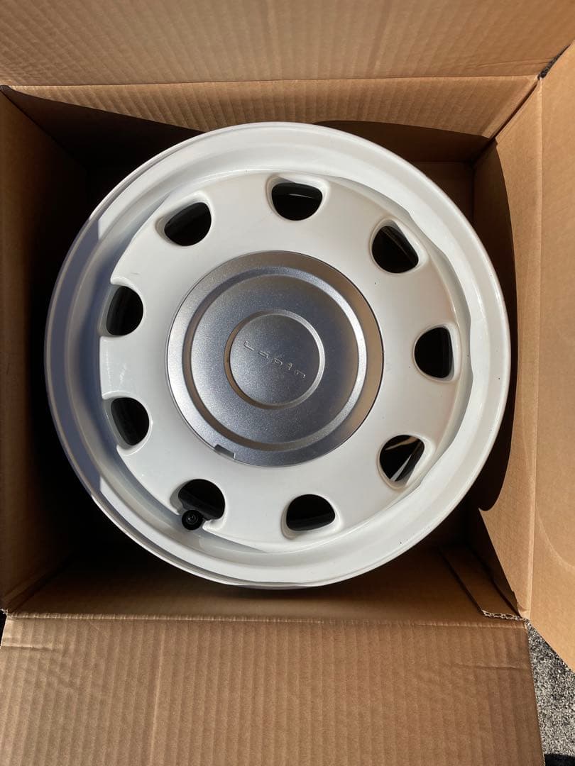 １５５／６５R１４ スズキ／ラパン純正　14インチホイール　ホイールカバー付き