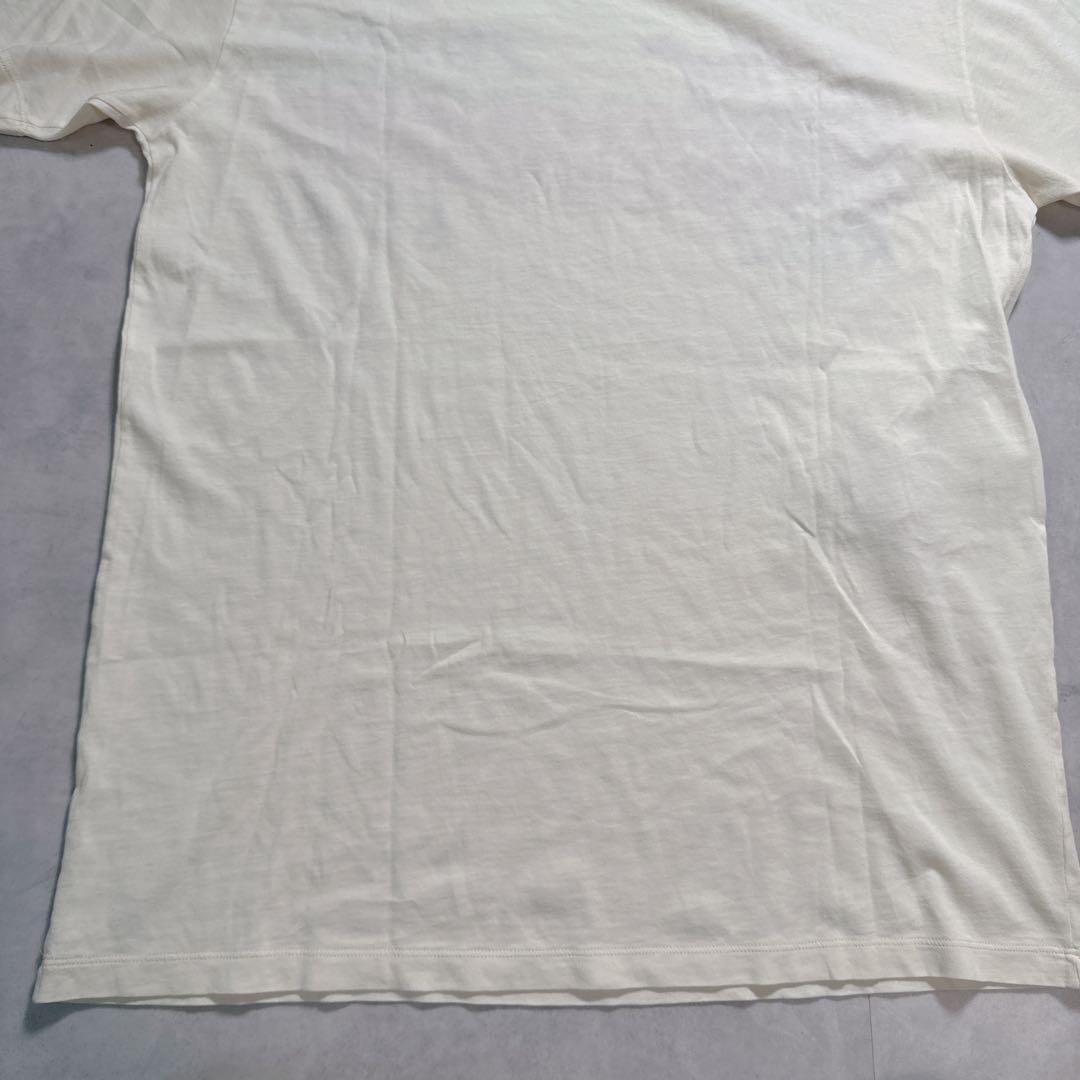 GUCCI　グッチ pussy cat Tシャツ 両面プリントロゴ アイボリー