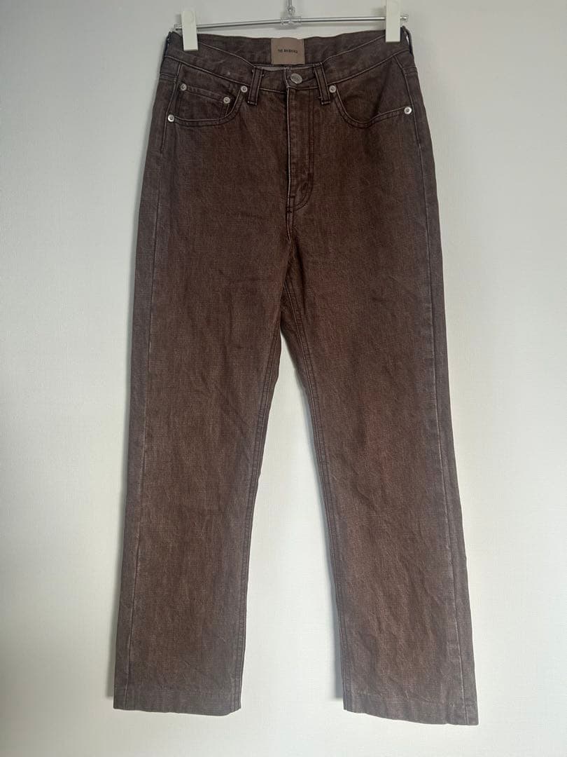 SHISHIKUI / BASIC JEANS BROWN 25インチ