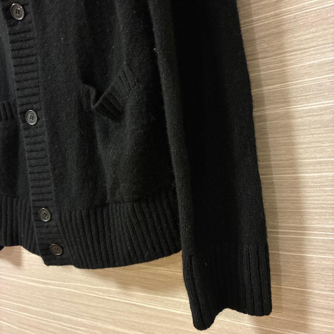 【MAISON KITSUNÉ】ブラック ウール100%カーディガン S