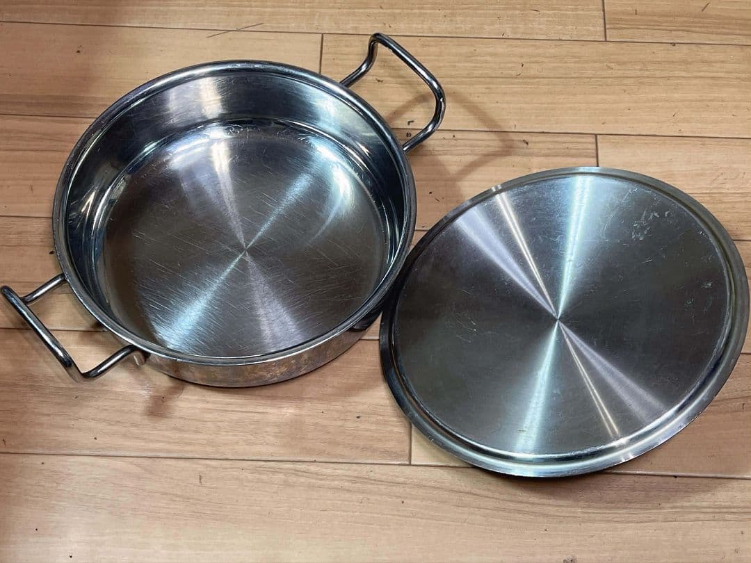 geo PRODUCT ジオプロダクト浅型両手鍋 25cm 3.4L