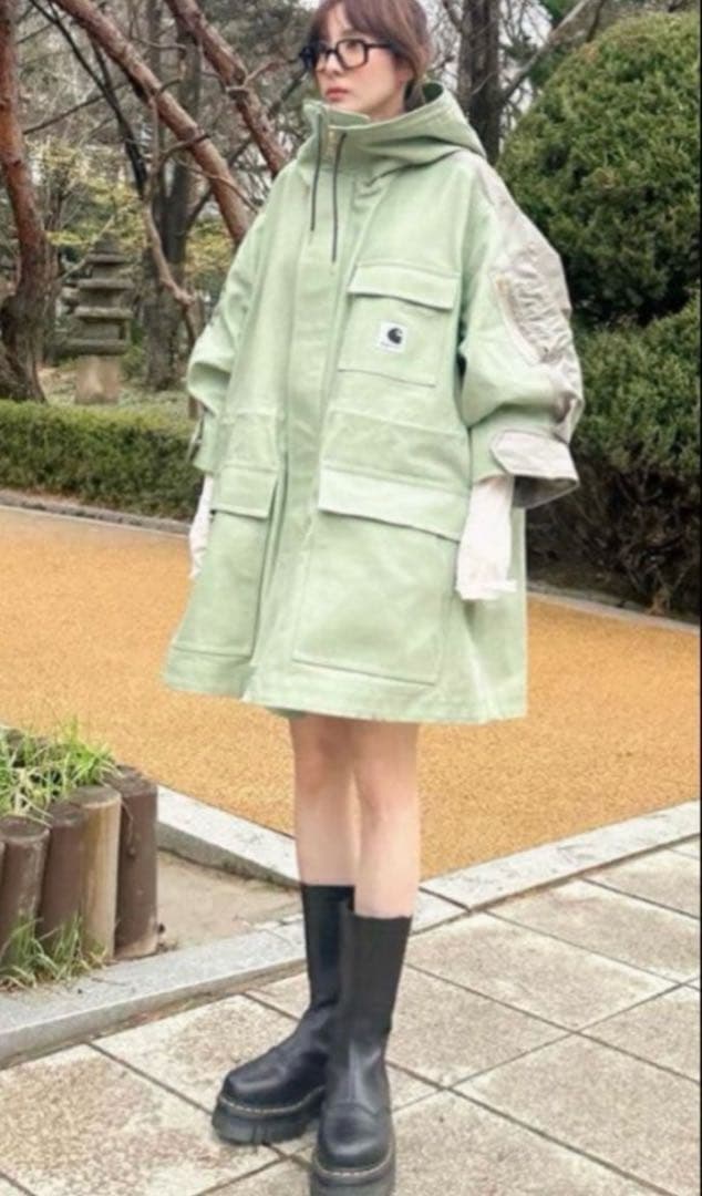最終お値下げ　美品　2024 sacai×Carhartt コート　サイズ2