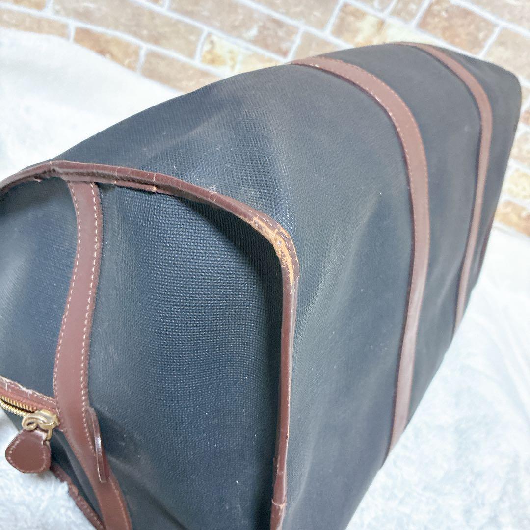 dunhill ダンヒル　ボストンバッグ　大容量　トラベルバッグ　pvc レザー
