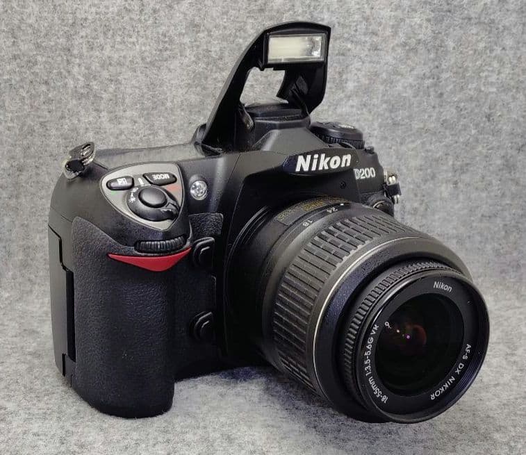 Nikon D200 標準ズームレンズ付　シャッター回数約4600回 CCD機