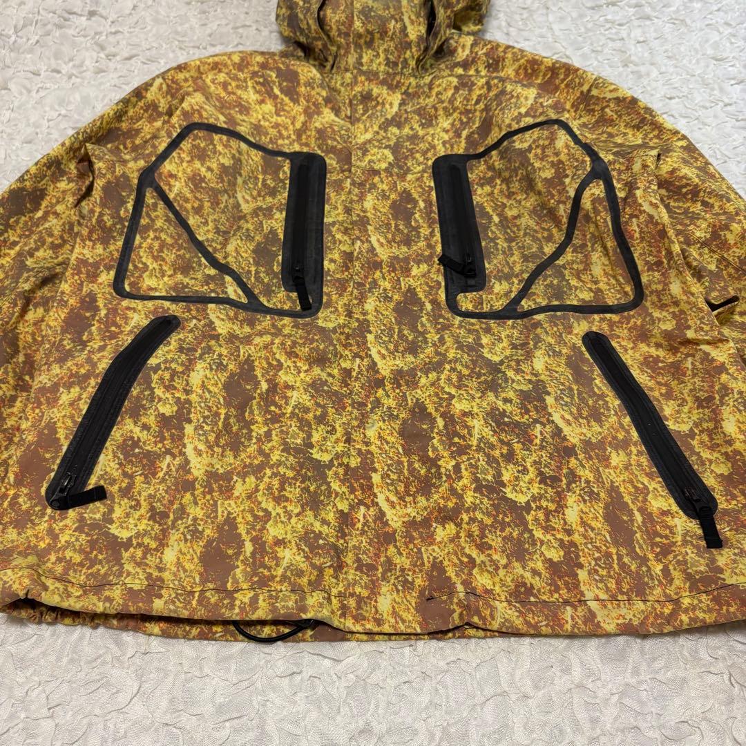nitraid x burton akリアルウィードカモマウンテンパーカー