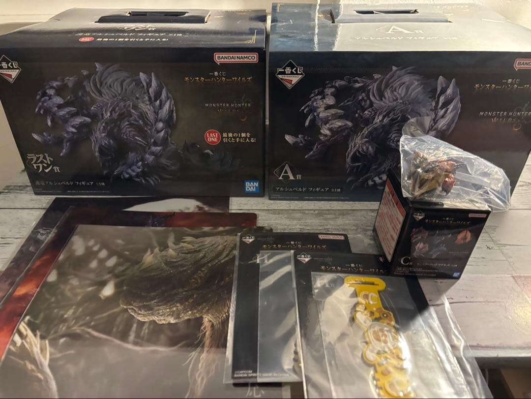 モンスターハンター　一番くじ　A賞　C賞　ラストワン賞セット　アルシュベルド