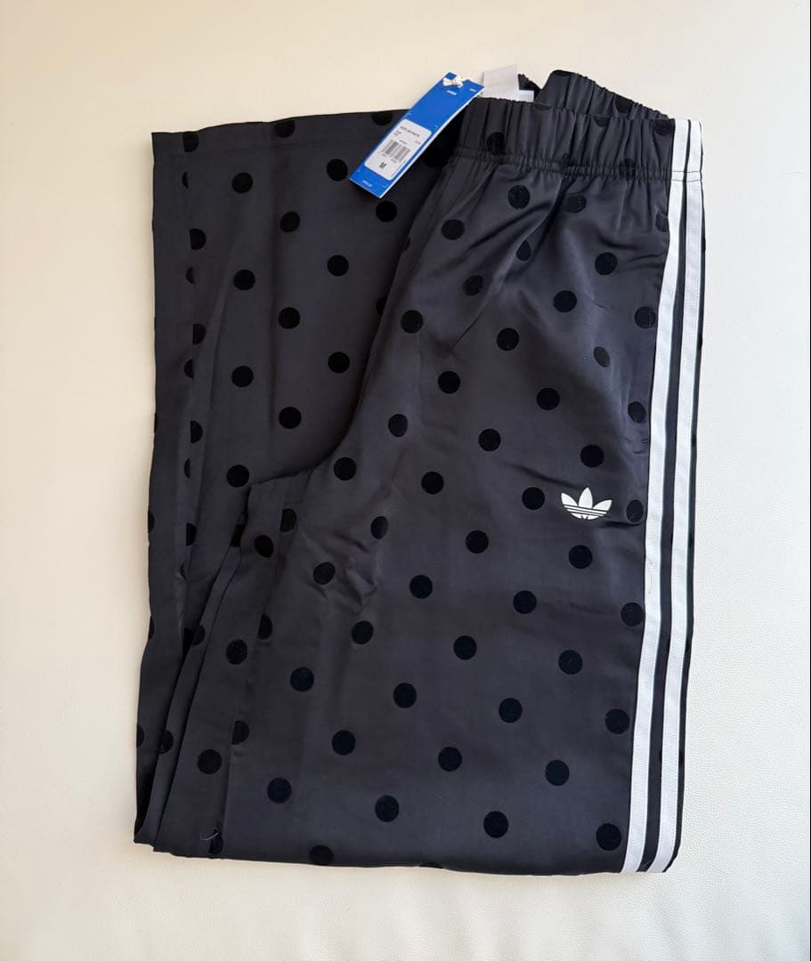 adidas ドット パンツ Mサイズ 黒