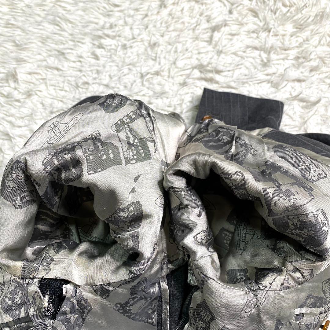 Vivienne westwood テーラード オーブ ストライプ チェック