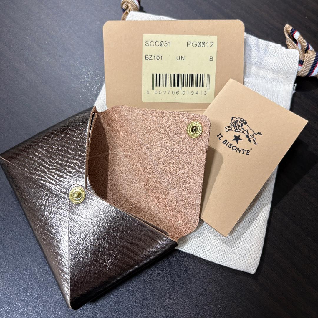【新品未使用】イルビゾンテ 名刺入れ カードケース ブロンズ