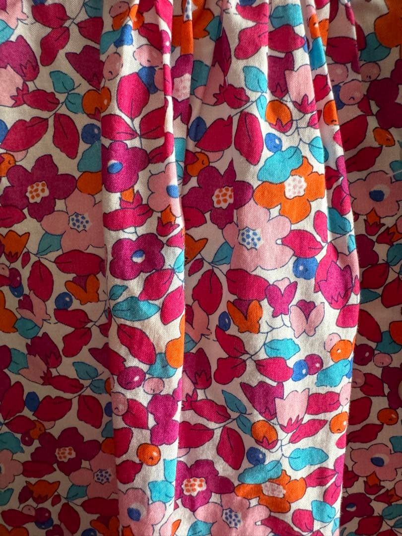 jacadi 96センチ　美品　花柄ノースリーブワンピース　3歳