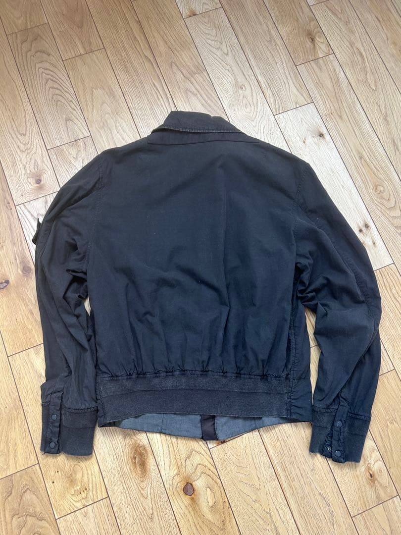 ジャケット・アウター STONE  Cotton Resin Coated Zipped