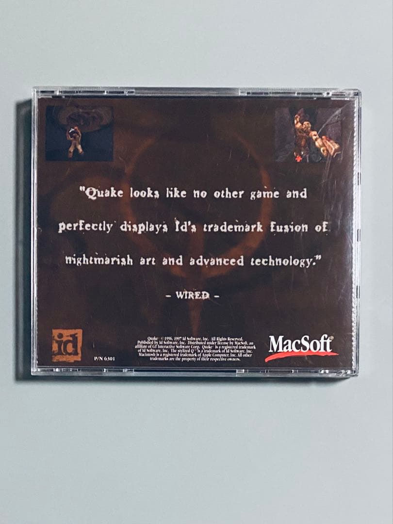 Quake MacSoft輸入盤　レトロpc ゲーム