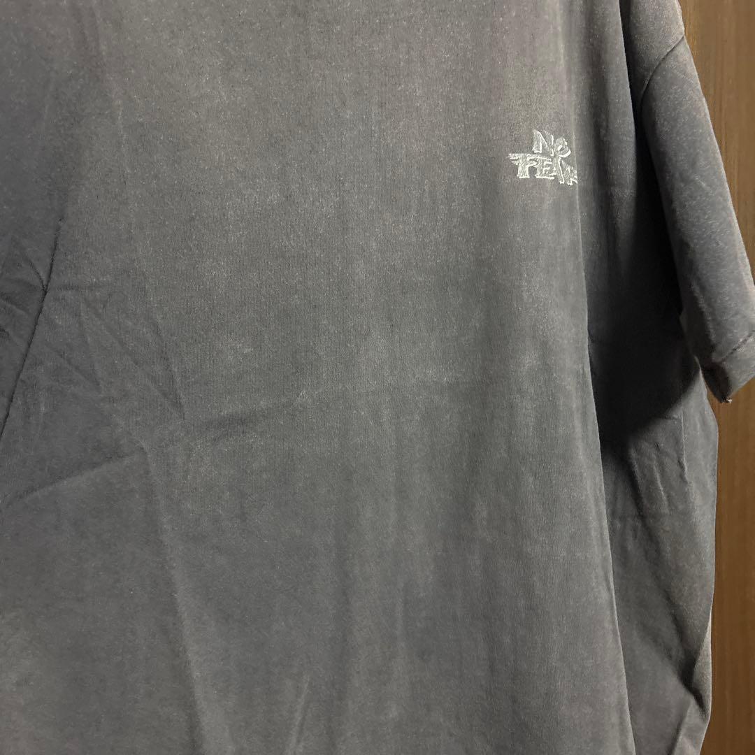 90s USA製 No fear XLサイズ　鬼フェード　Tシャツ　ブラック