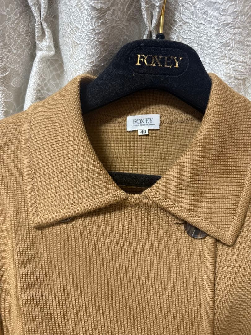 FOXEY BOUTIQUE 美品ニットジャケット　40号