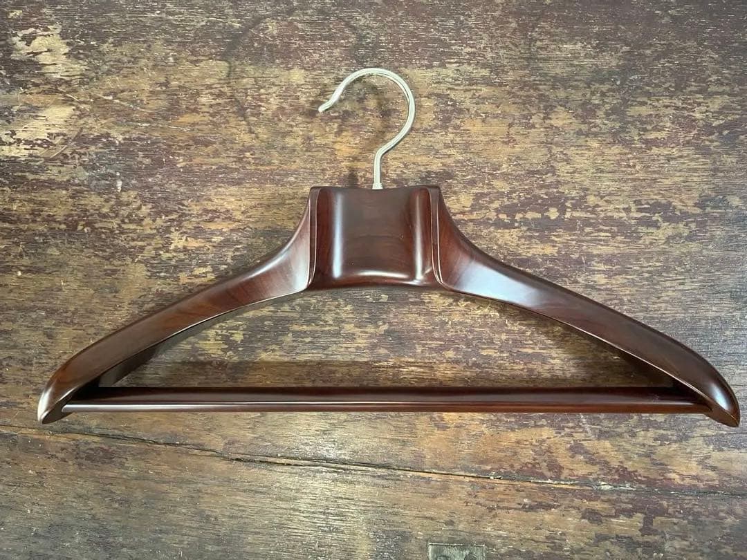 日本製 NAKATA HANGER ナカタハンガー メンズサイズ ダークブラウン