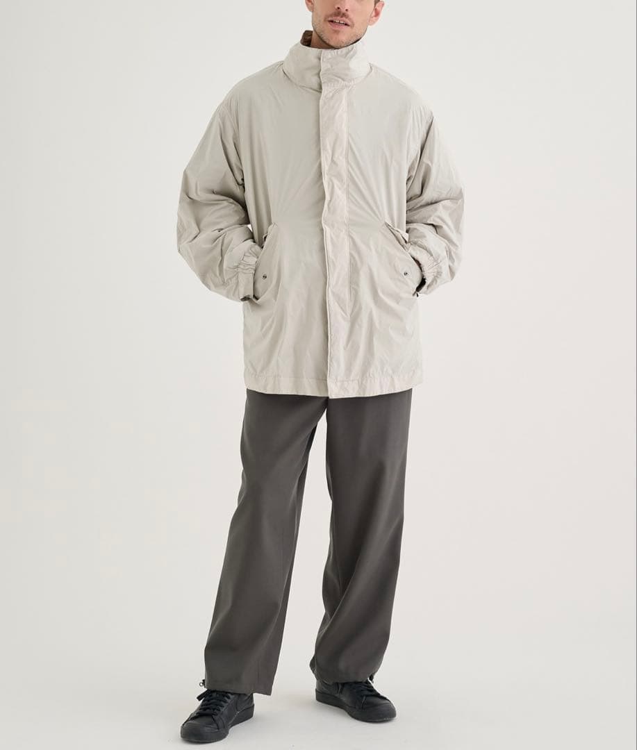 【３シーズン対応】新品 ATON 定番ショートモッズコート 06 白