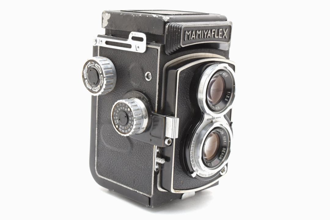 #639★良品★ MAMIYA FLEX f3.5 7.5cm 二眼レフカメラ