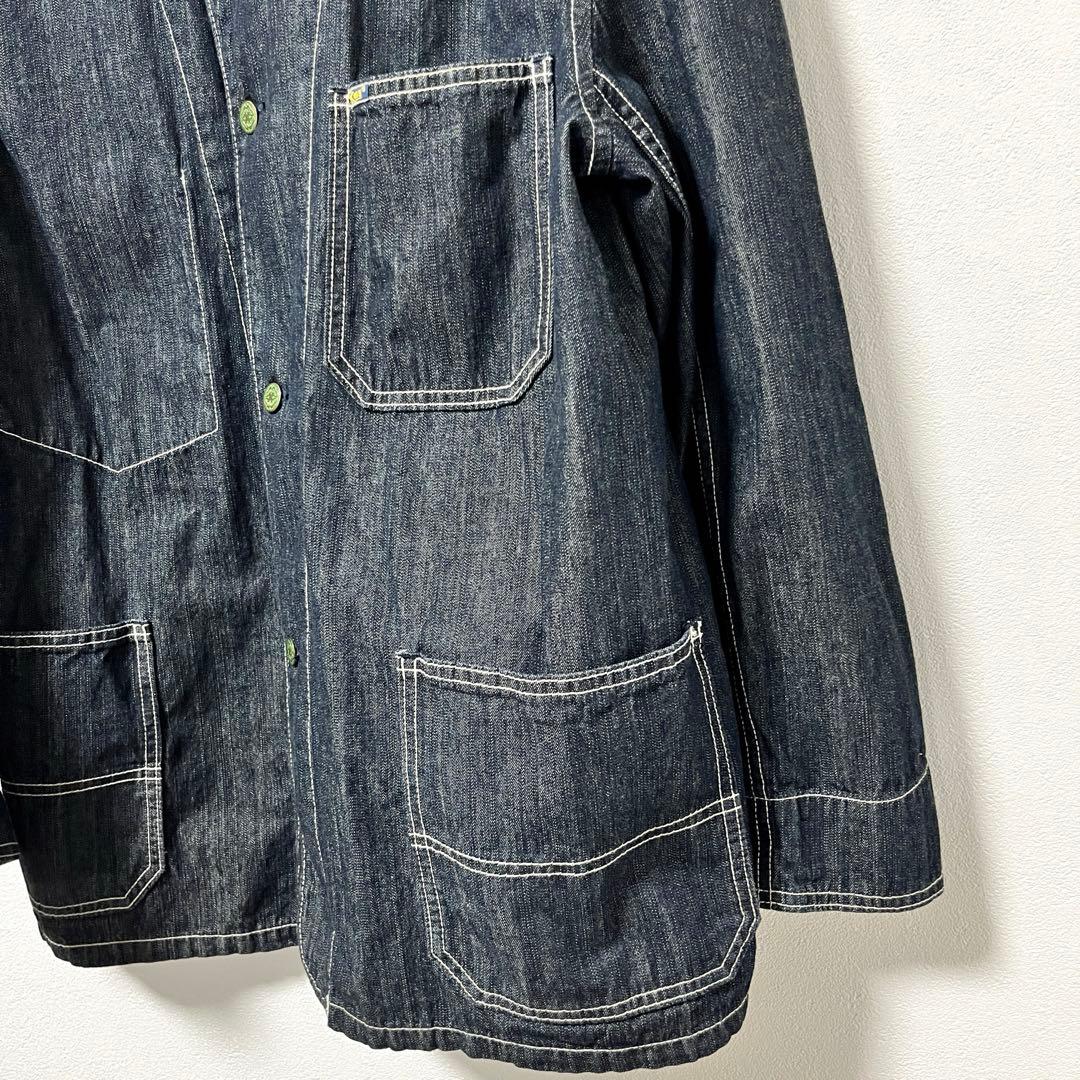 00's《Oshkosh》Denim Coverall White Stitch