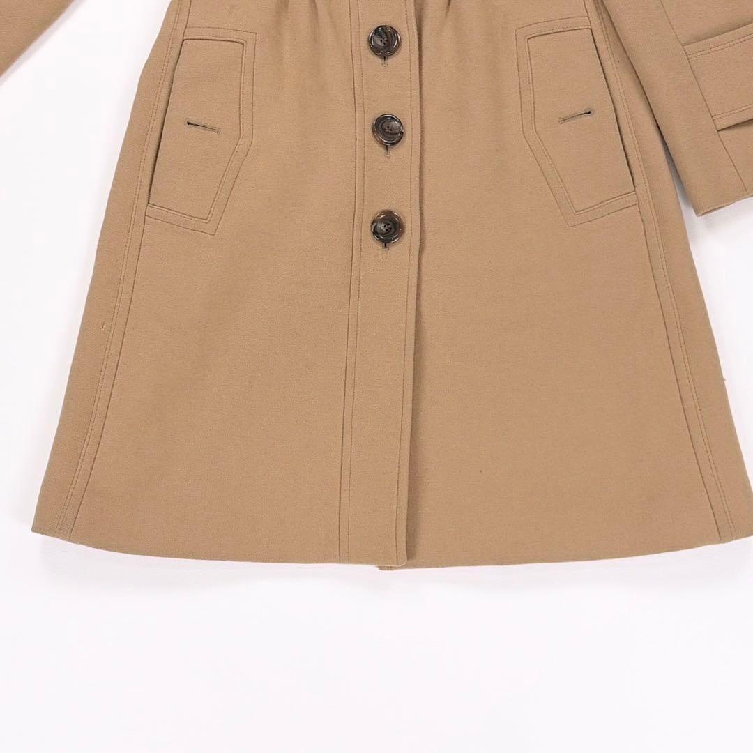 BURBERRY BLUE LABEL アンゴラ混ウールコート ノバチェック
