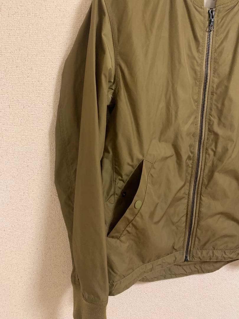 LACOSTE MA-1 ブルゾン カーキ FR48 メンズ 美品 春アウター