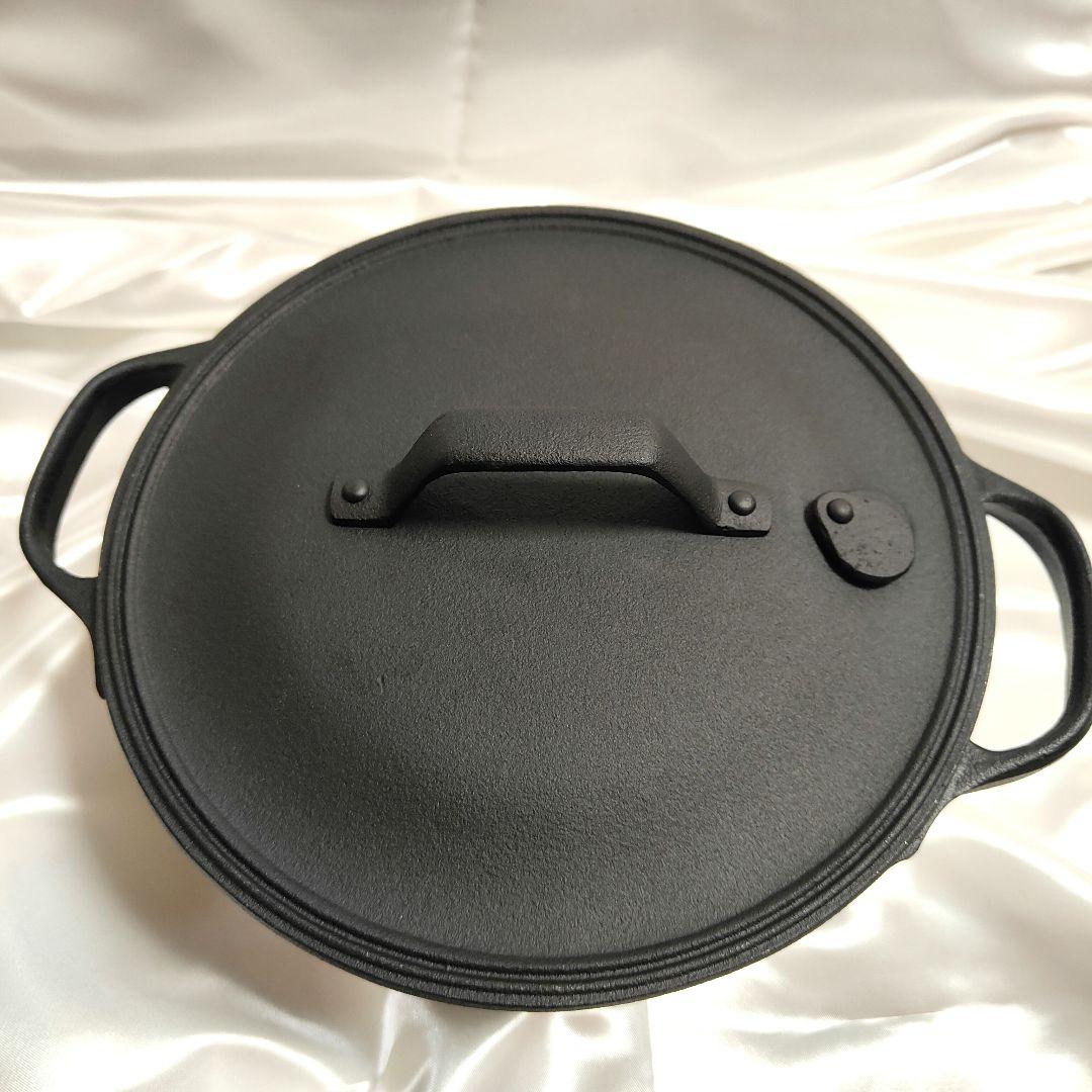 盛栄堂 クックトップ 煮込鍋 丸深型 小鍋 南部鉄器 15cm 新品未使用品