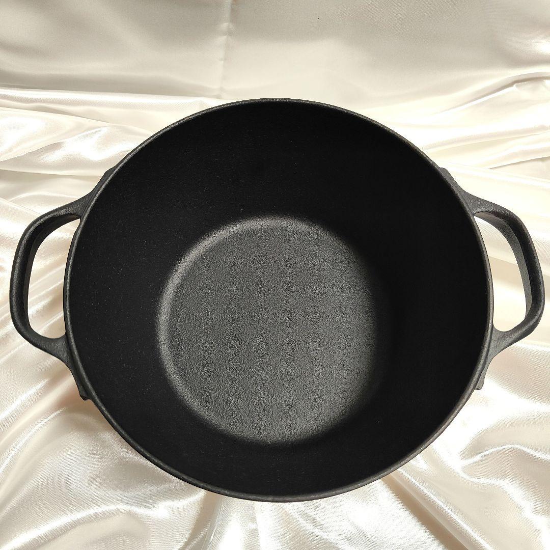 盛栄堂 クックトップ 煮込鍋 丸深型 小鍋 南部鉄器 15cm 新品未使用品