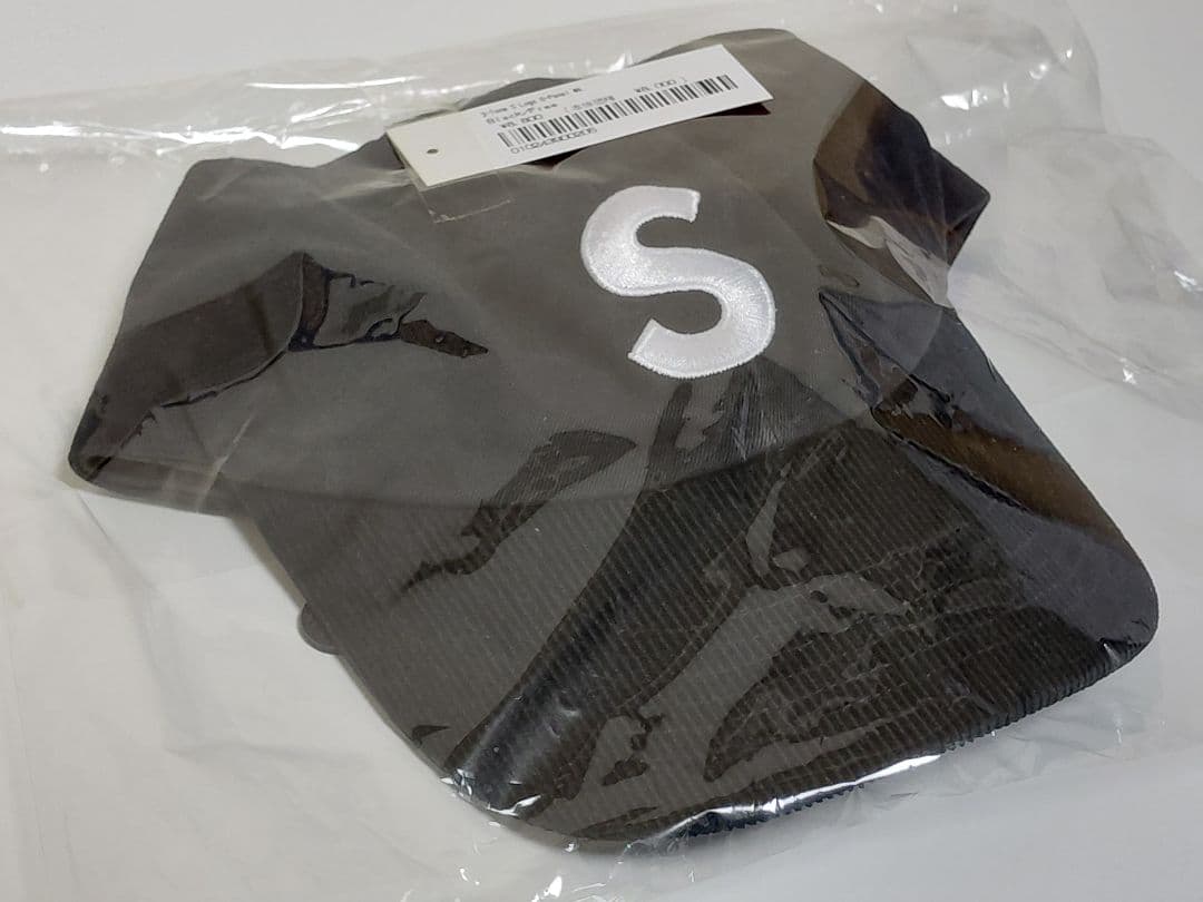 極美品　SS24　Supreme　2-Tone　S Logo　6-Panel　黒