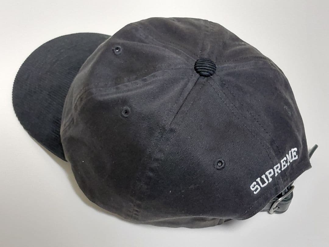 極美品　SS24　Supreme　2-Tone　S Logo　6-Panel　黒