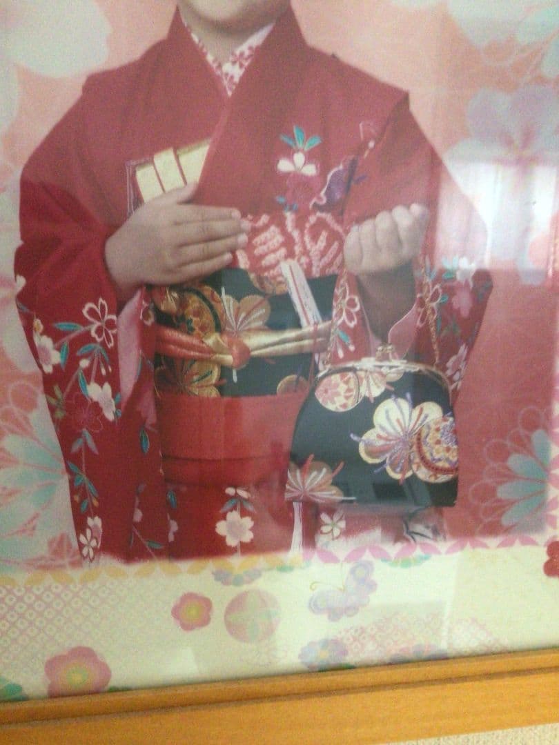 【七五三　7歳】赤い着物セット