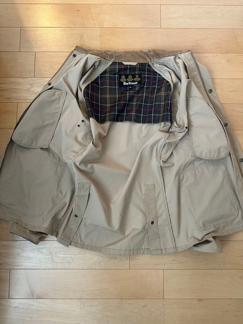 【美品】Barbour Bedale SL ピーチスキン