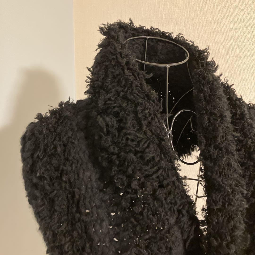 ISSEY MIYAKE イッセイミヤケ　ブラック 人気スヌード　日本製