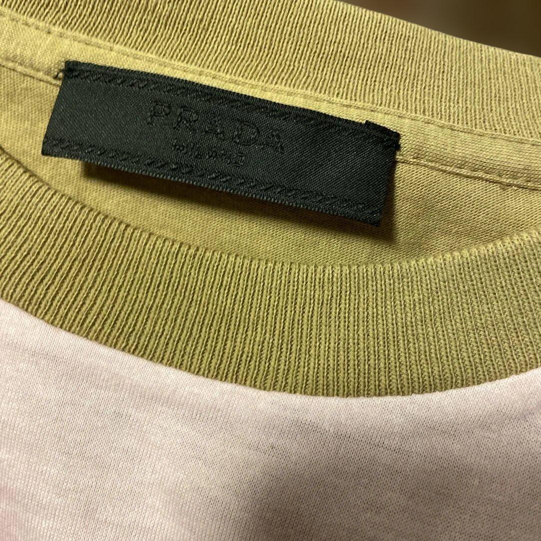 PRADAプラダ カラーブロック TシャツSサイズ2020春夏コレクション
