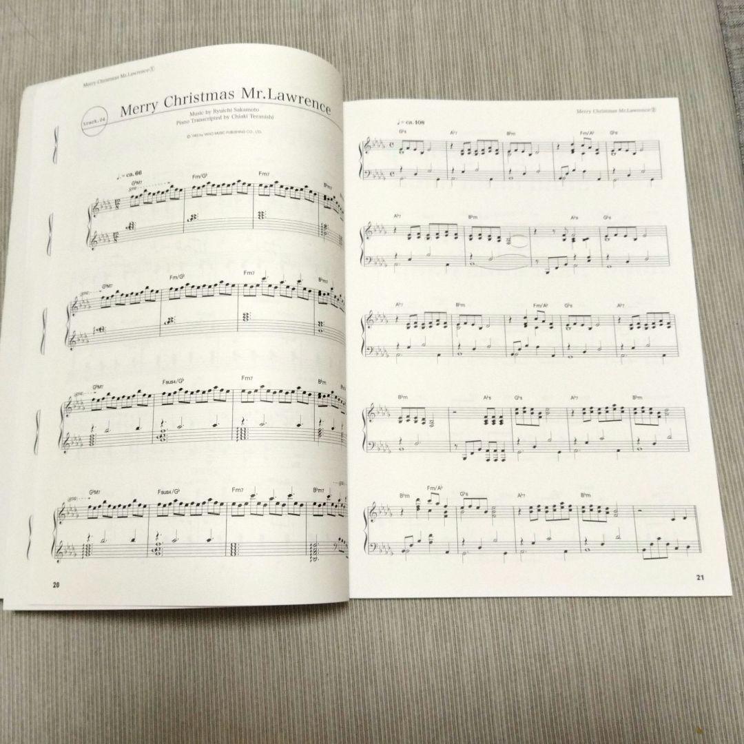 《希少》坂本龍一　ピアノ　楽譜　有名曲多数