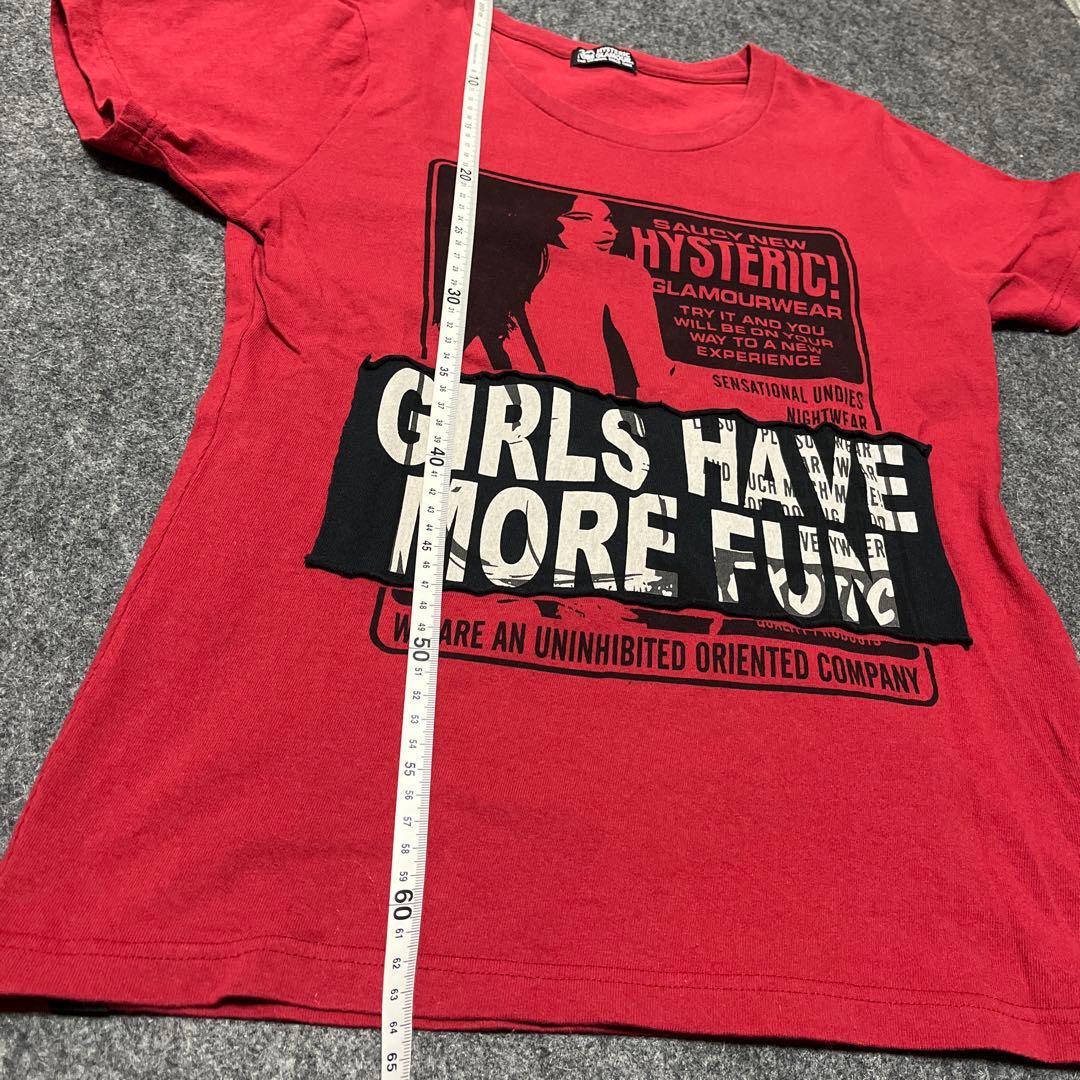 ヒステリックグラマー 半袖tシャツ　2回着用の美品　日本製