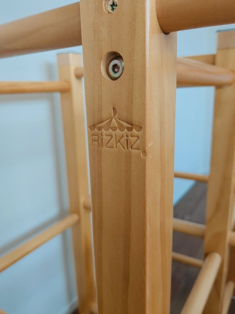 【良品】木製ジャングルジム　リズキズ