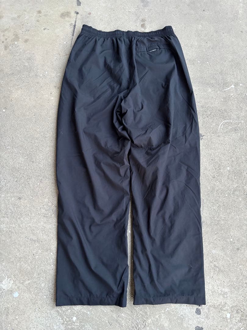 NIKE 00s ナイロンパンツ ワイド ブラック L