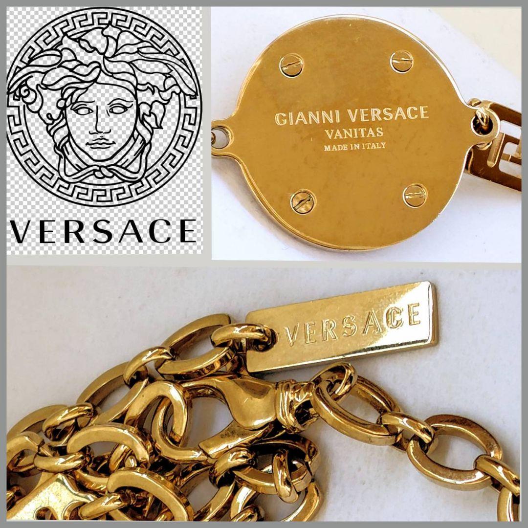 VERSACE　ネックレス　美品　グレカ　メデューサ