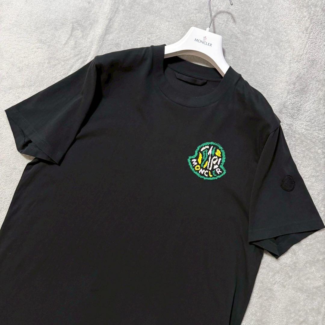 MONCLER モンクレール ロゴ Tシャツ クルーネック XLサイズ