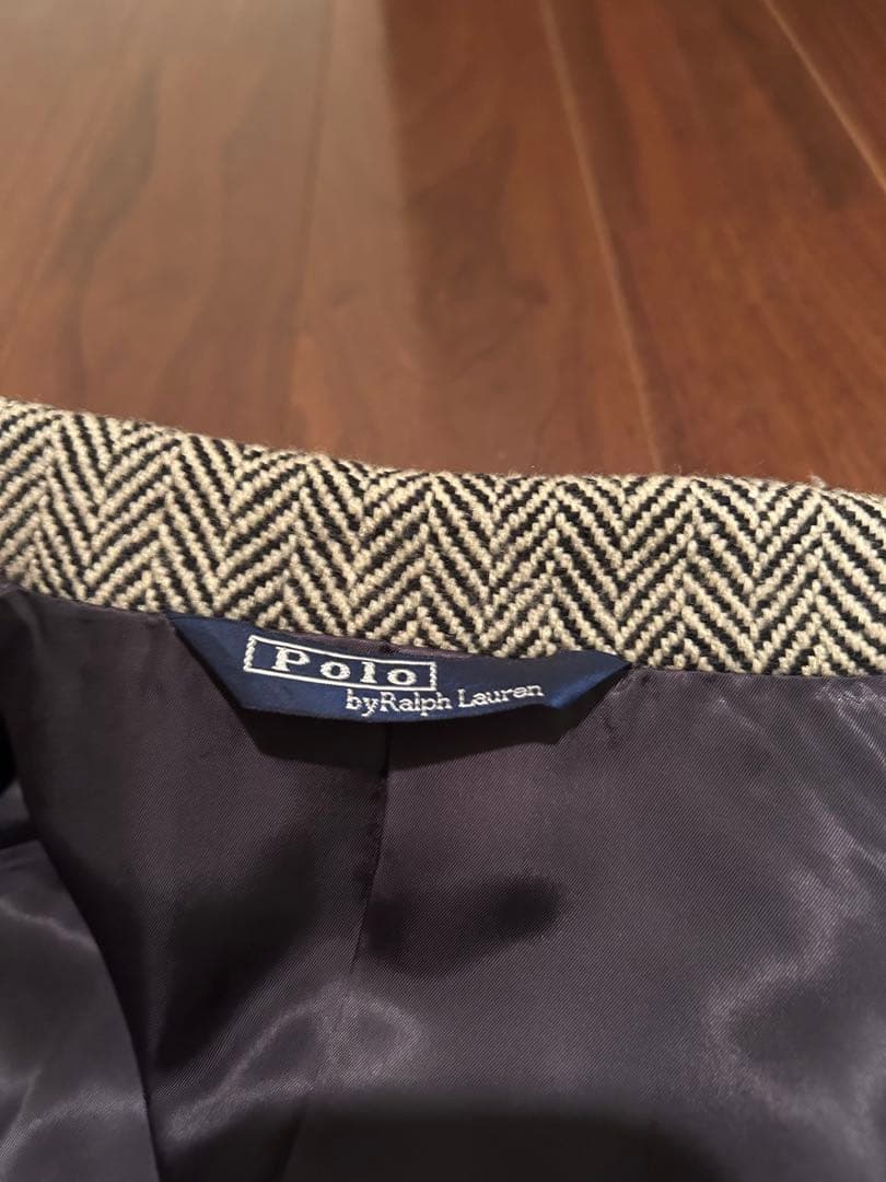 【希少POLOby Ralph Laurenパターンオーダーヘリンボンジャケット