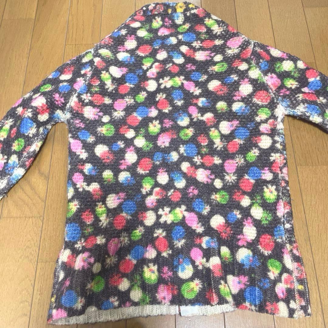 ぎゅぎゅ　トリコ コムデギャルソン 花柄ニットカーディガン