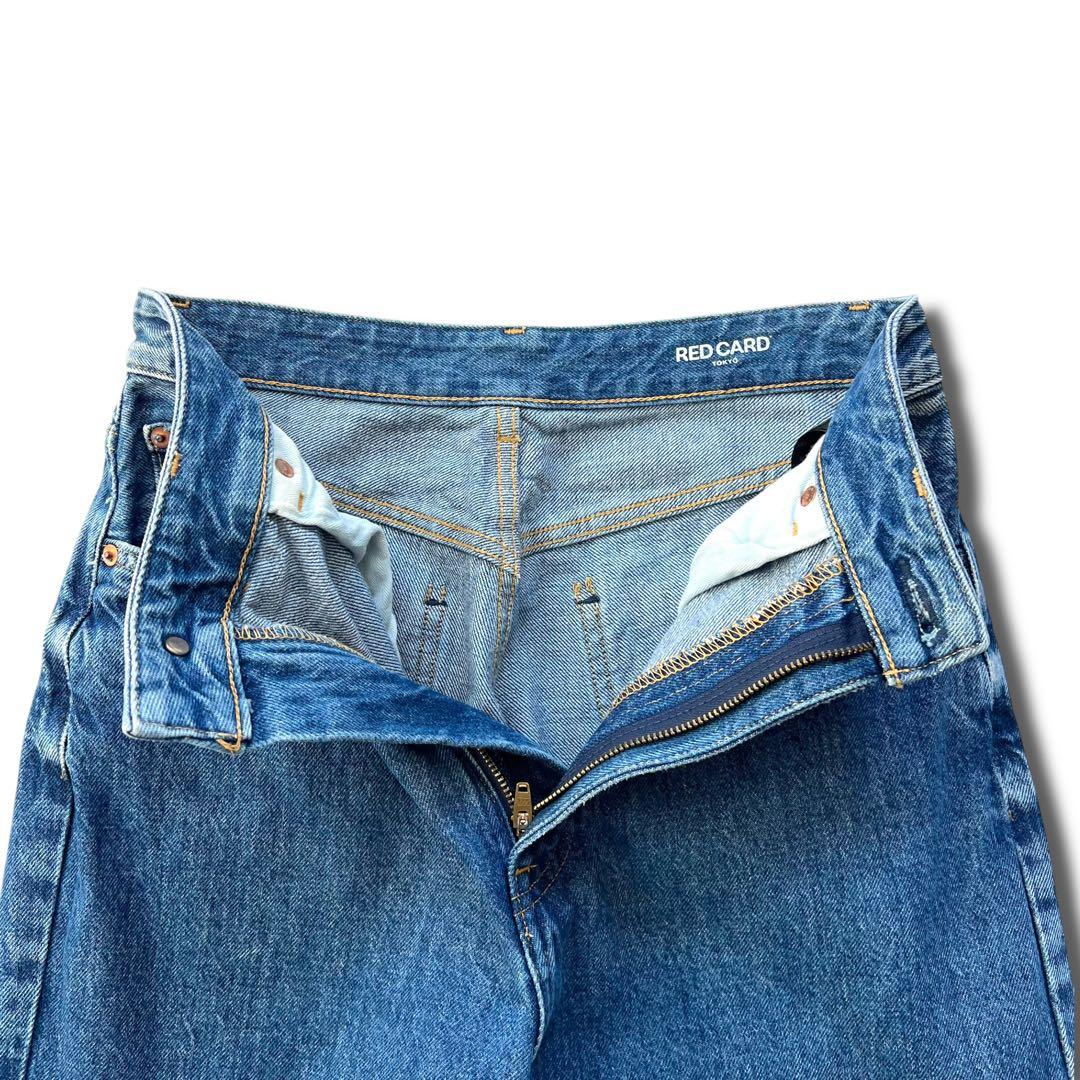 良品 RED CARD TOKYO Dakota ストレート デニム 2 ブルー
