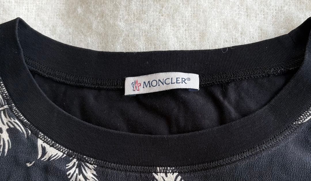 ま*ん様 モンクレールMONCLER シルク&コットン トップス Tシャツ 半袖