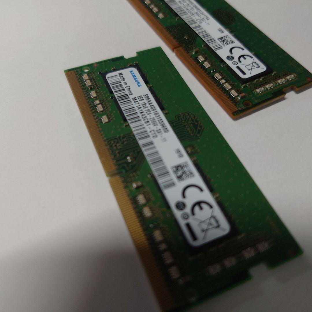 ノート用メモリ　DDR4-2666V 16GB （8GB×2枚）