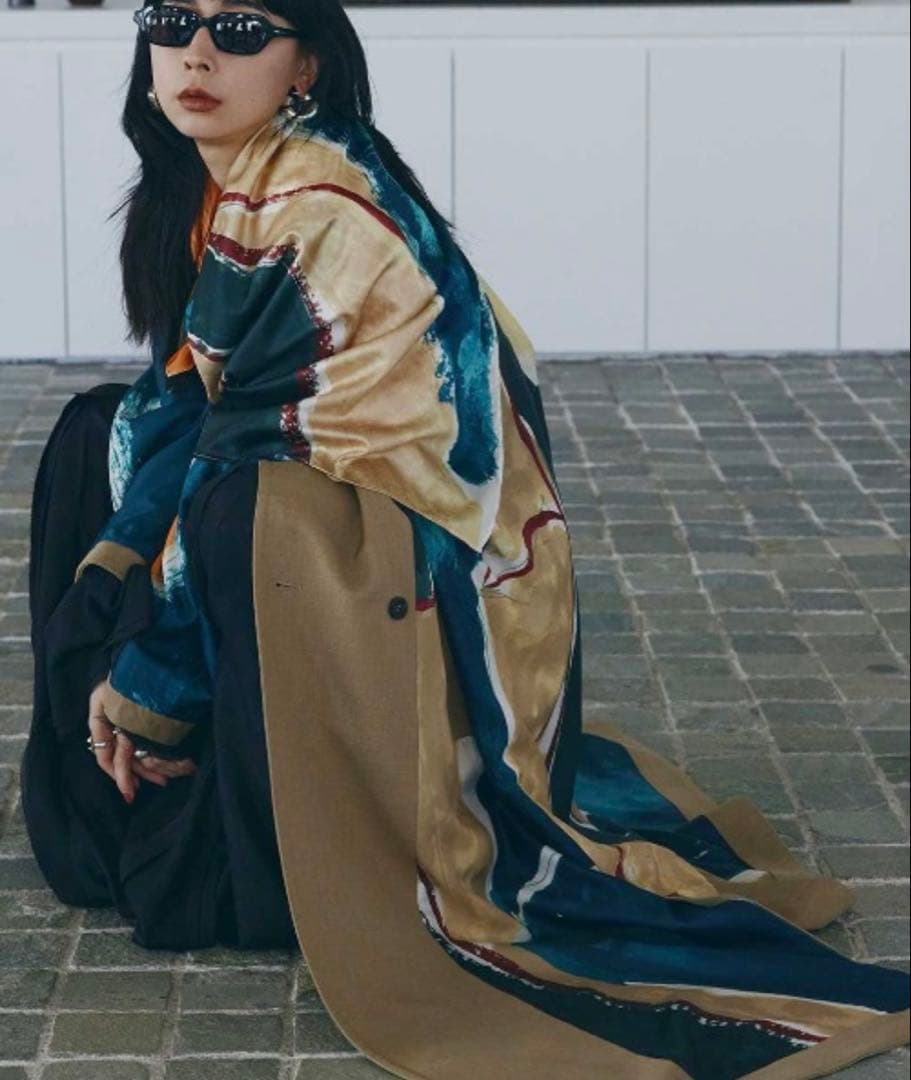 ジャケット・アウター MY DEAR REVERSIBLE TRENCH COAT