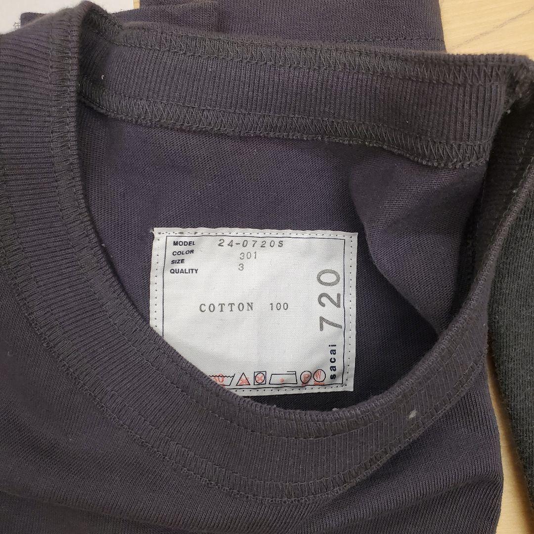 完売品sacai know future Tシャツ グレー極美品サイズL